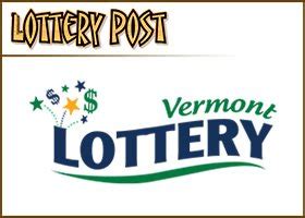 lottery vermont lottery results.